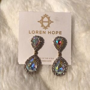 Loren Hope ABBA Iridescent Drop Earrings